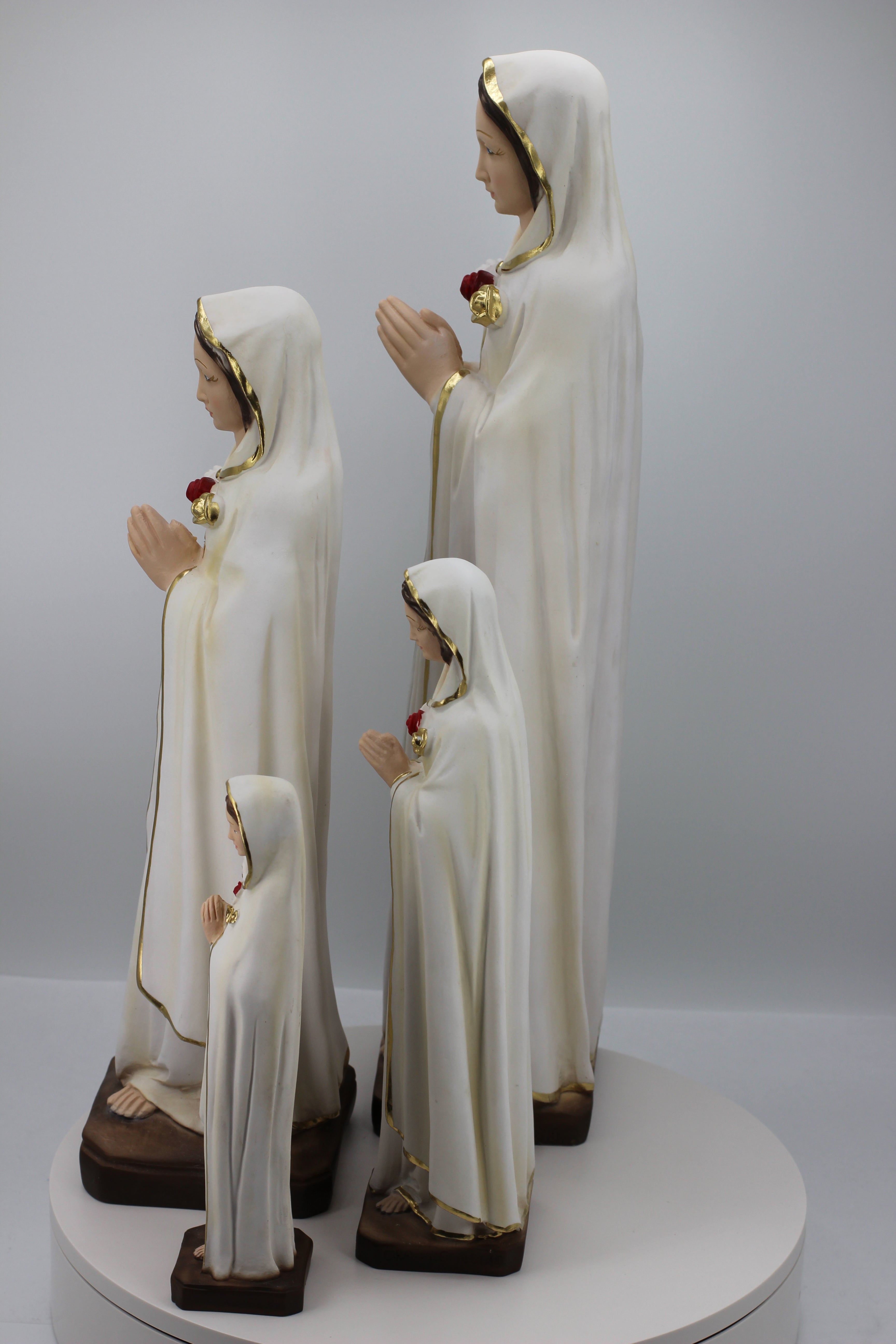 The Faith Gift Shop Mystic Rose Virgin Mary Hand Painted in Italy -  Our Tuscany Collection - Virgen Maria Rosa Mistica