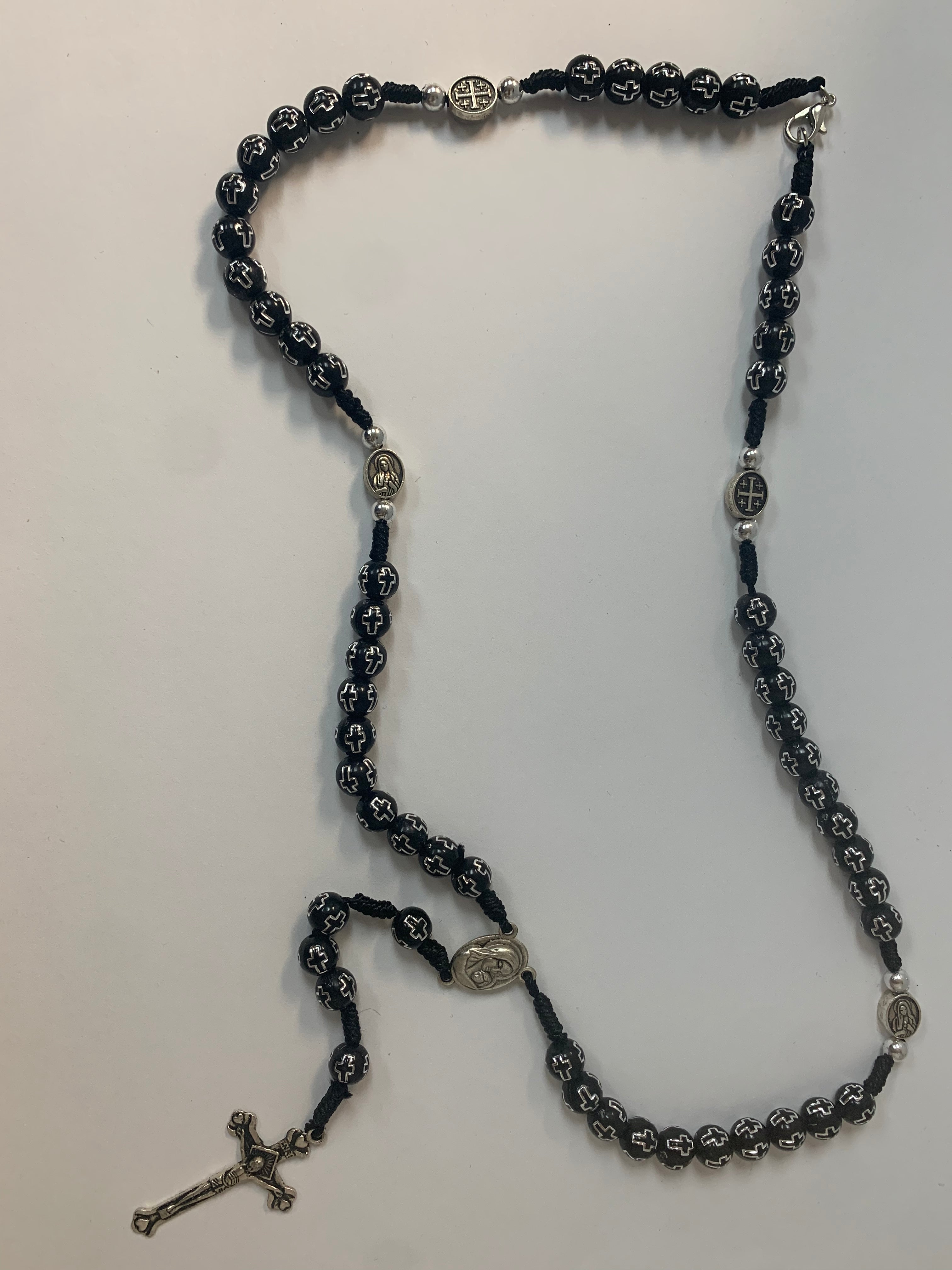 Rosario con medalla de Nuestra Señora y Tierra de Tierra Santa