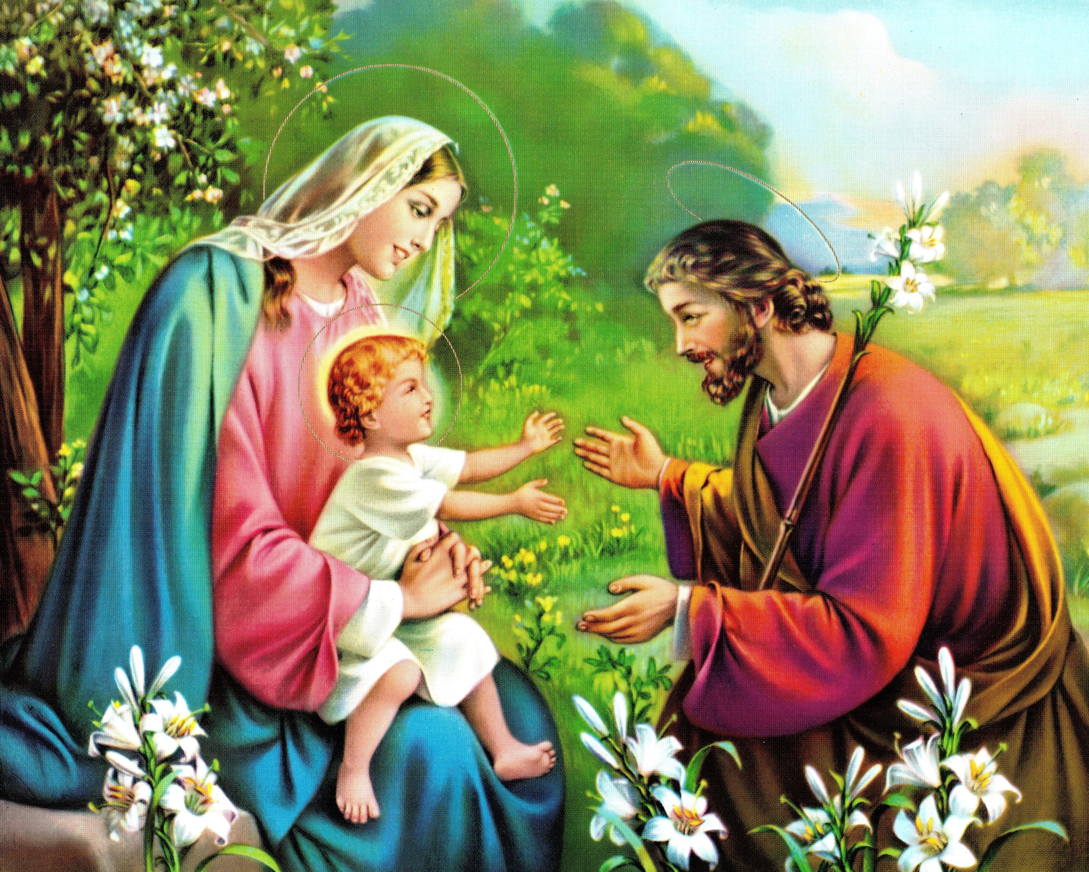 Religious Wall Art, Laminated Print, Unframed, Art Decorative Paper 8" x 10"