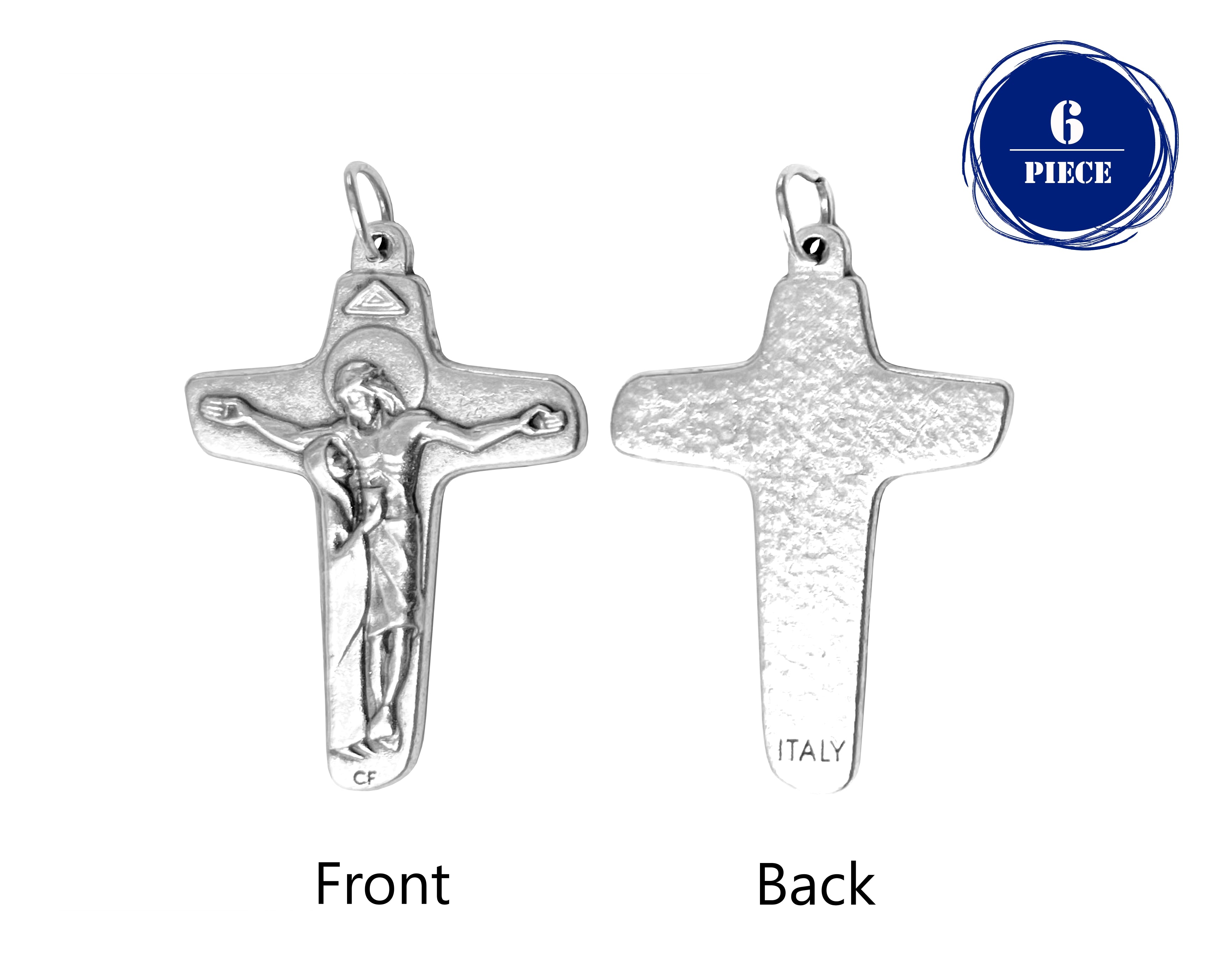 Crucifijo de la Pasión de la Madre Dolorosa 1,5"