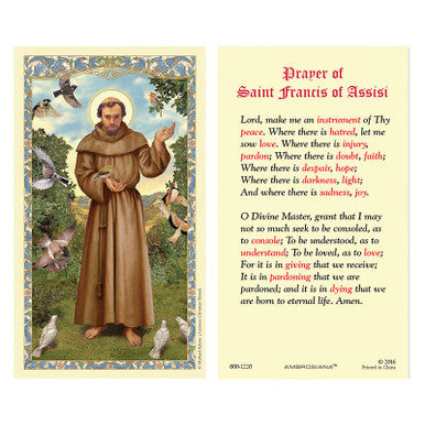 HCL-25P St Francis Assisi