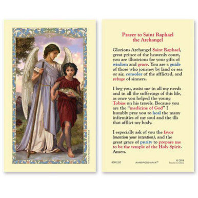 HCL 25P St Raphael Prayer