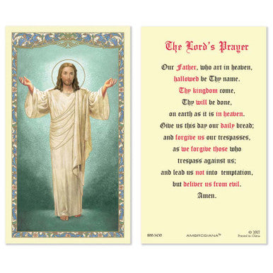 HCP 25P Christ/Lord's Prayer