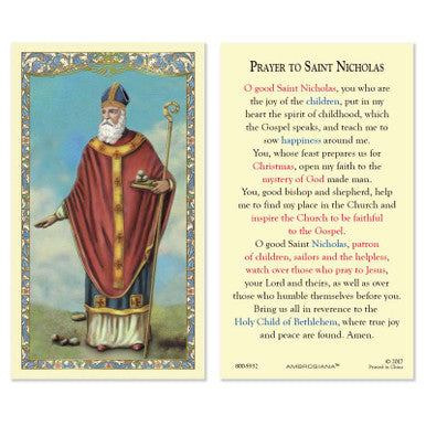 HCL 25P St Nicholas/Prayer