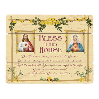 15" PLQ Bless This House Lord