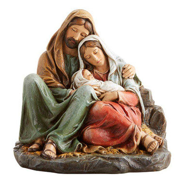 6"H AG Holy Family Sleeping