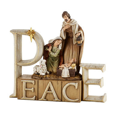 8.25" H AG Peace Nativity