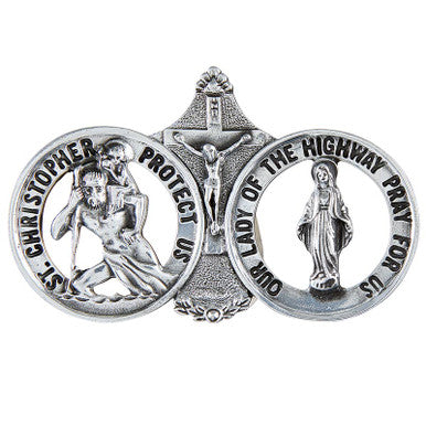 St Chrstph/OL Hghwy Visor Clip