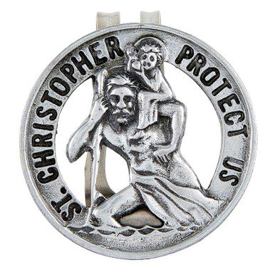 St. Christopher Visor Clip