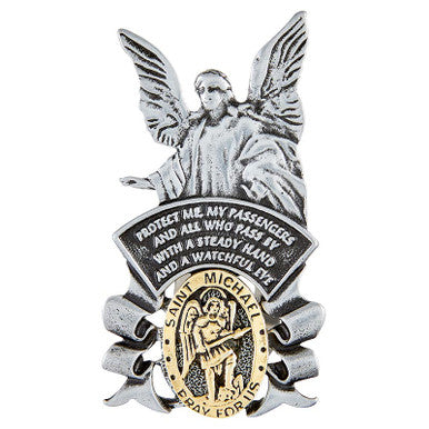 St Mchl/Guard Angel Visor Clip
