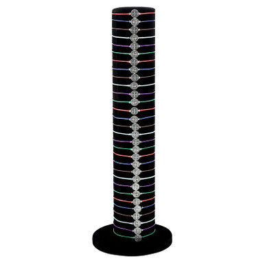 Crd Brclet Dsply 6ast/36pcs