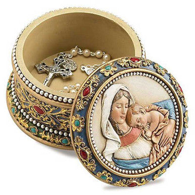 2" Maria Rosary Box___________