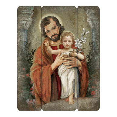 15" PLQ Saint Joseph