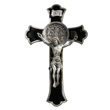 8" St Benedict Pwt/enam Crcfx
