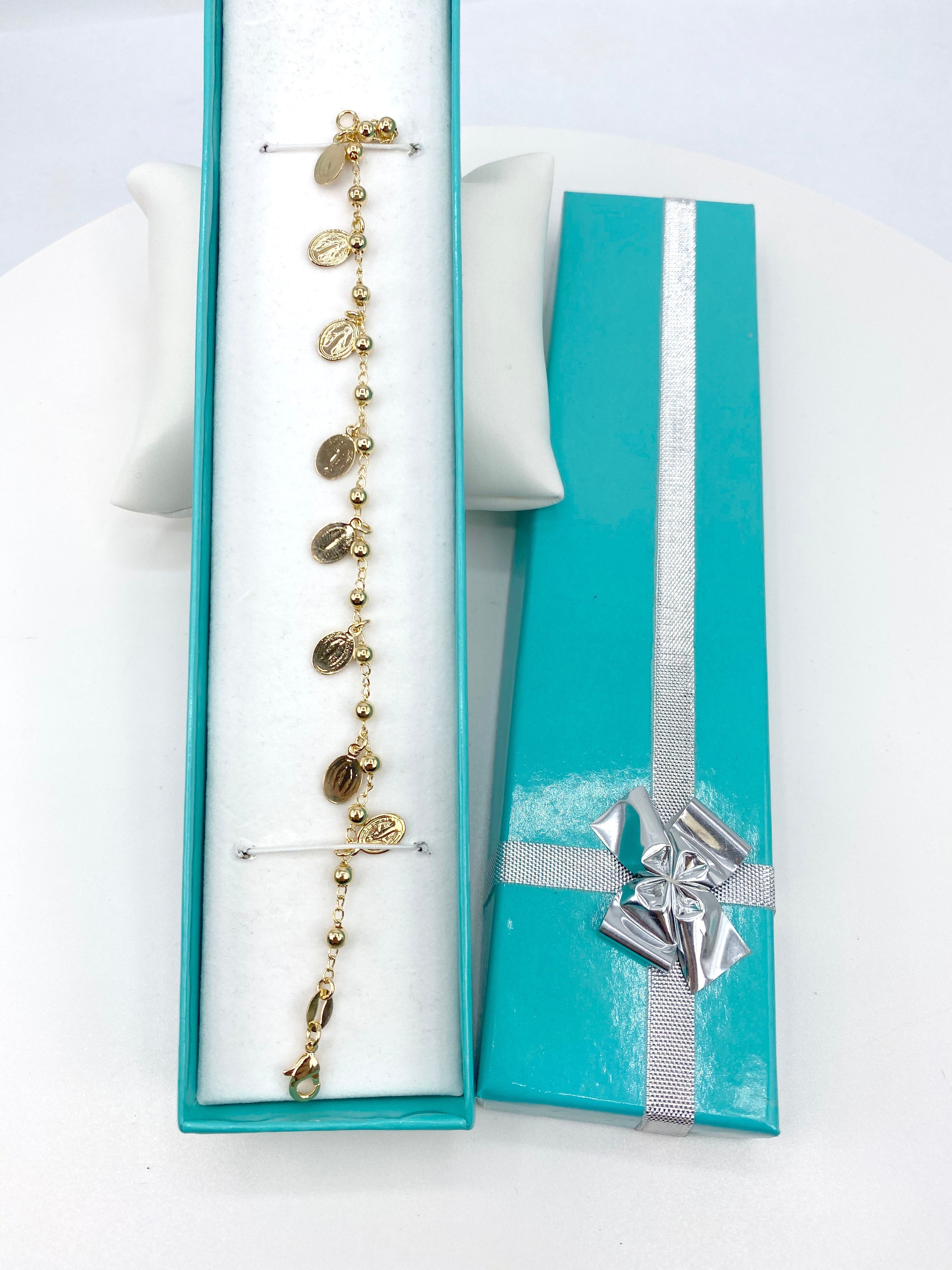 Bracelet  w/ Our Lady of Grace charms