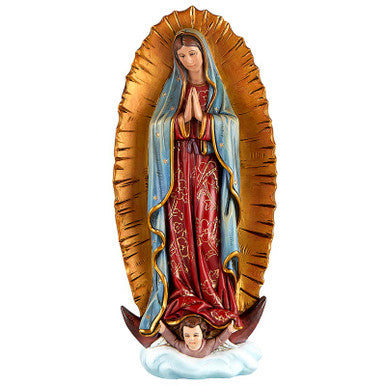 12-1/8" OL Guadalupe Statue