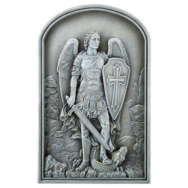 St Michael Garden Plaque
