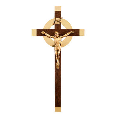 Sunburst Crucifix 12"H