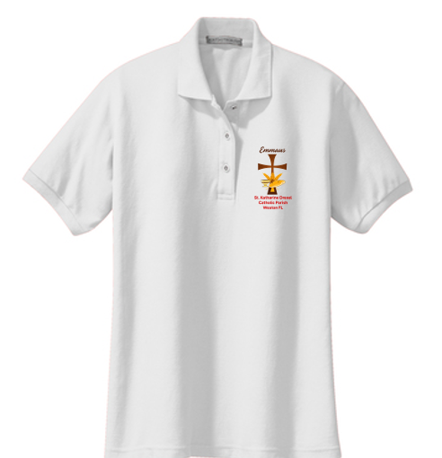 Ladies Emmaus Retreat Polo White (Special Group Discount Available)