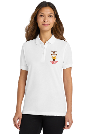 Ladies Emmaus Retreat Polo White (Special Group Discount Available)