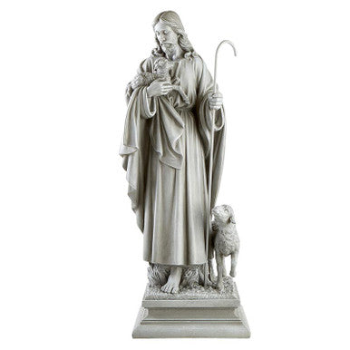 28" Jesus Good Shepherd Statu