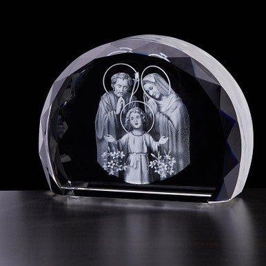 LG Holy Family Etched Glass