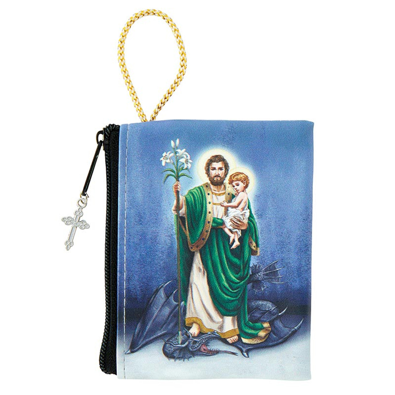 Estuche para rosario con cremallera de San José del Rosario