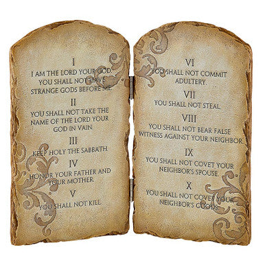 10 Commandments Plaque