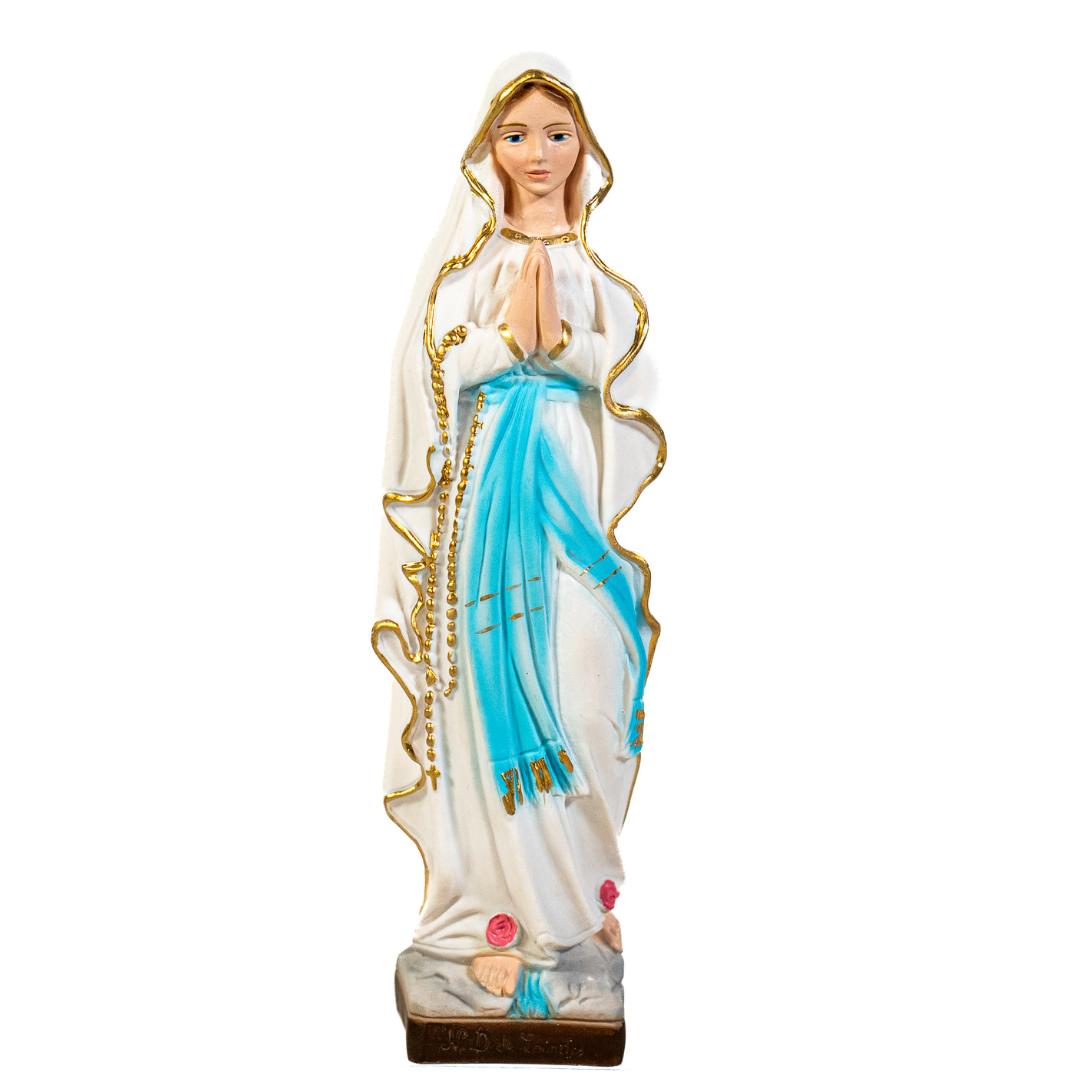 The Faith Gift Shop Our Lady of Lourdes- Hand Painted in Italy - Our Tuscany Collection -  Nuestra Senora de Lourdes