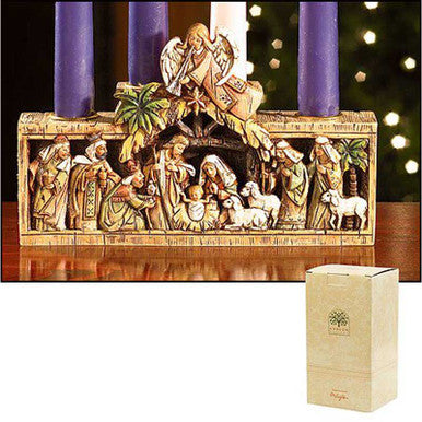 5" H Nativity Candleholder_