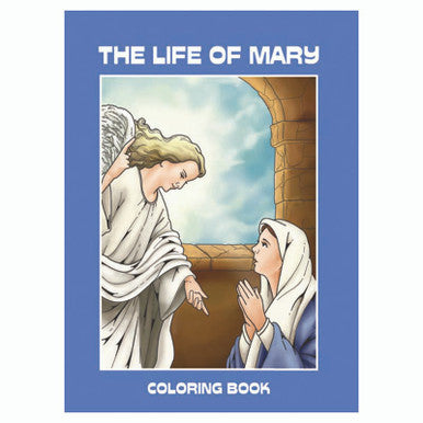 AP Color Bk-Life Of Mary 12/pk