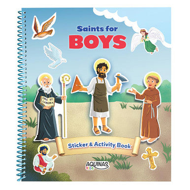 Saints4Boys Stcker Bk 12/pk