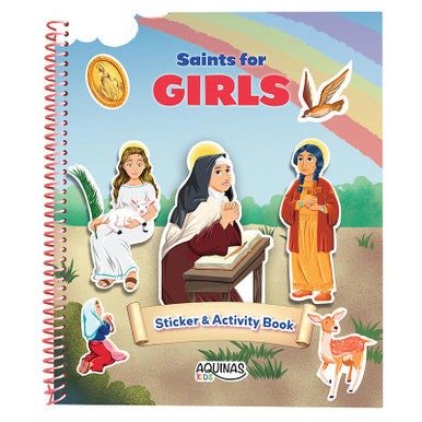 Saints4Girls Stcker Bk 12/pk