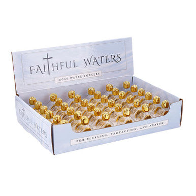 Holy Wter Glss Dsply 36pcs