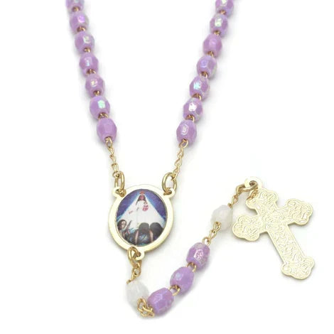 Caridad del Cobre Rosary necklace 18”