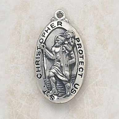 SS ST CHRIS MEDAL OVAL