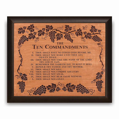 CVD ART TEN COMMANDMENTS 35.75