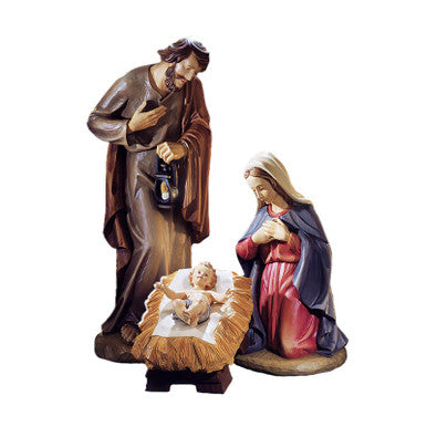 32" Val Gardena Holy Family