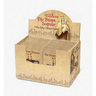 BR Wool Scapular Display-24pc