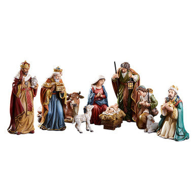 5" Adams 9pc Nativity Set