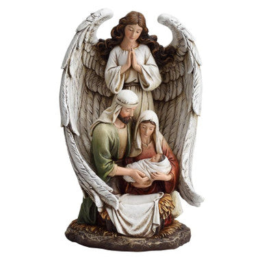 10" AG Guard Angel Holy Family