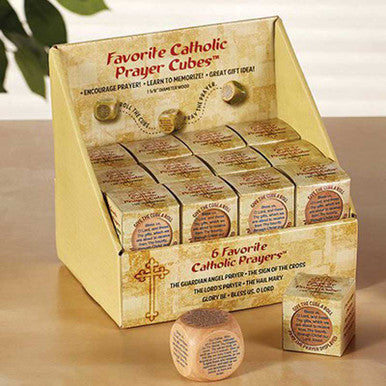 Fav Catholic Pryr Cube Display