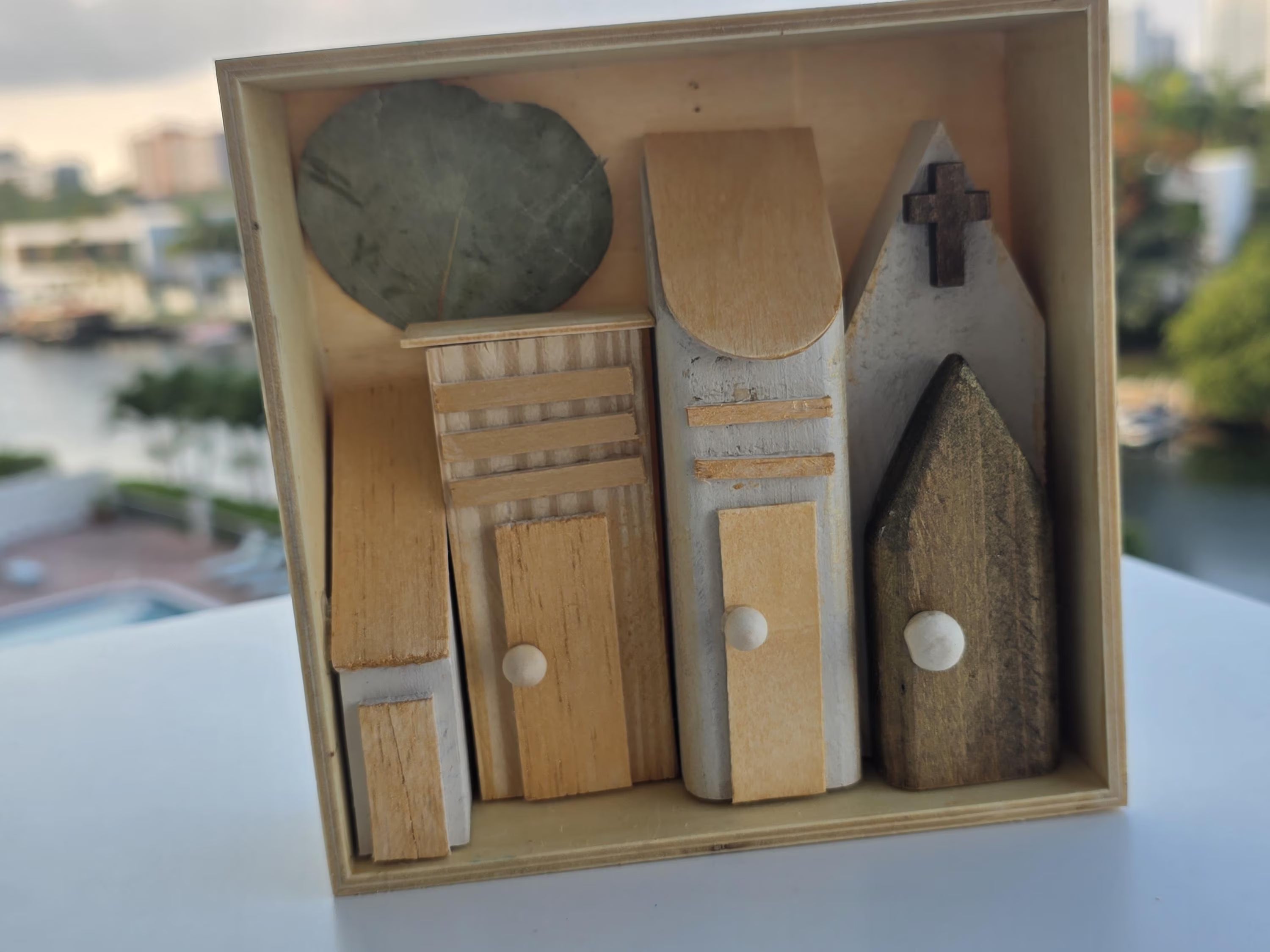 Framed Houses with a Church **Limited Edition**