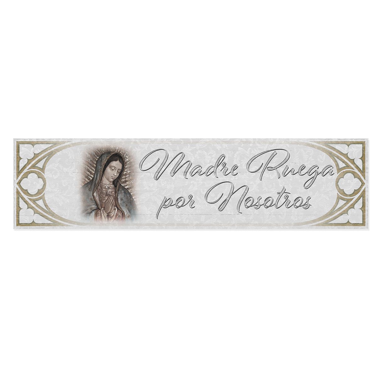 11 1/2" x 3"  Wooden Door Blessing Plaque