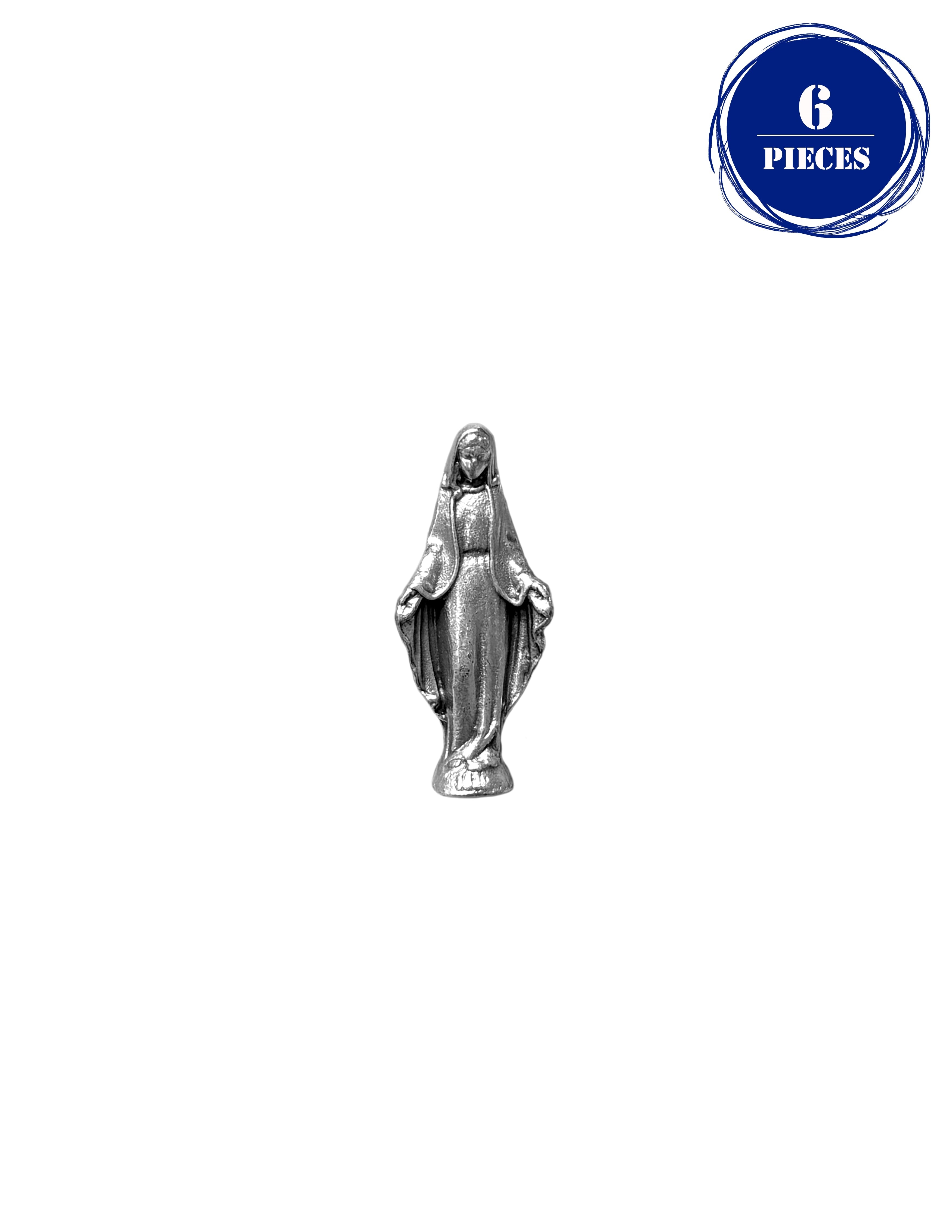 Silver accent catholics lapel pins